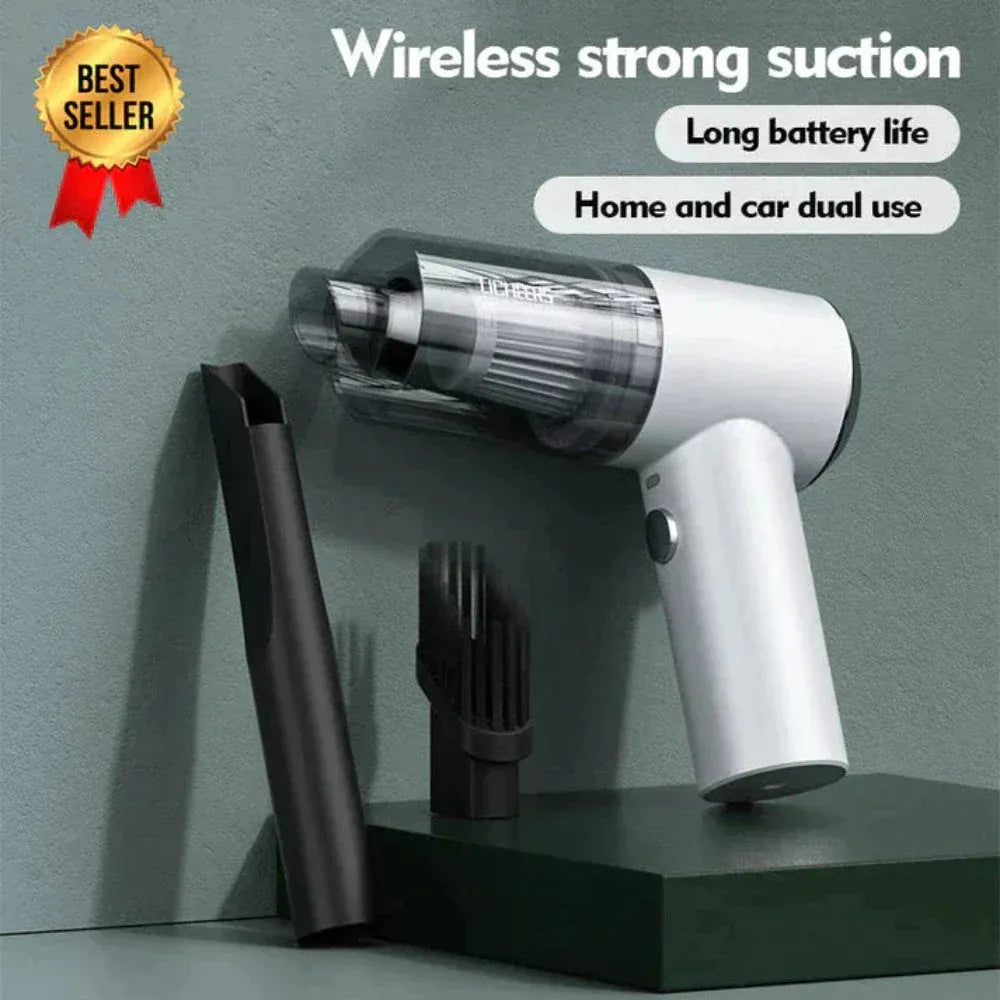 2 in 1 Vacuum Cleaner-Handheld Vacuum Car Cleaner Air Duster Wireless Rechargeable Home