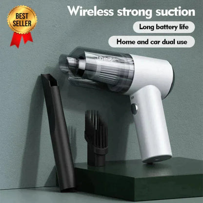 2 in 1 Vacuum Cleaner-Handheld Vacuum Car Cleaner Air Duster Wireless Rechargeable Home
